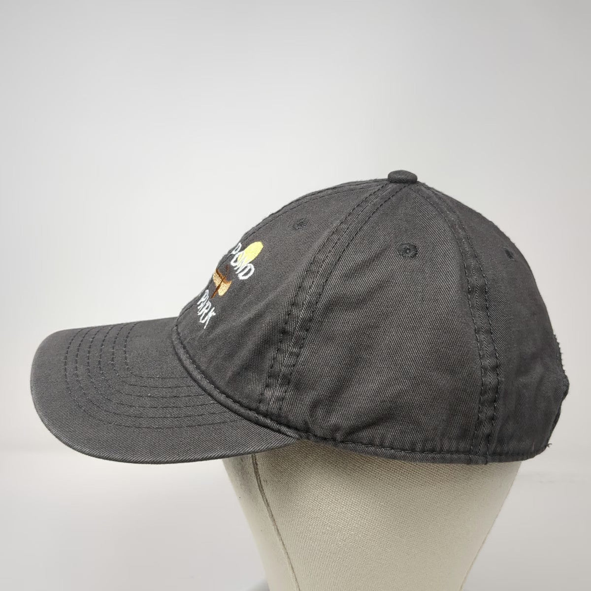 Jacobson Hat Trap Pond State Park Gray One Size Baseball Cap Strapback Canoe