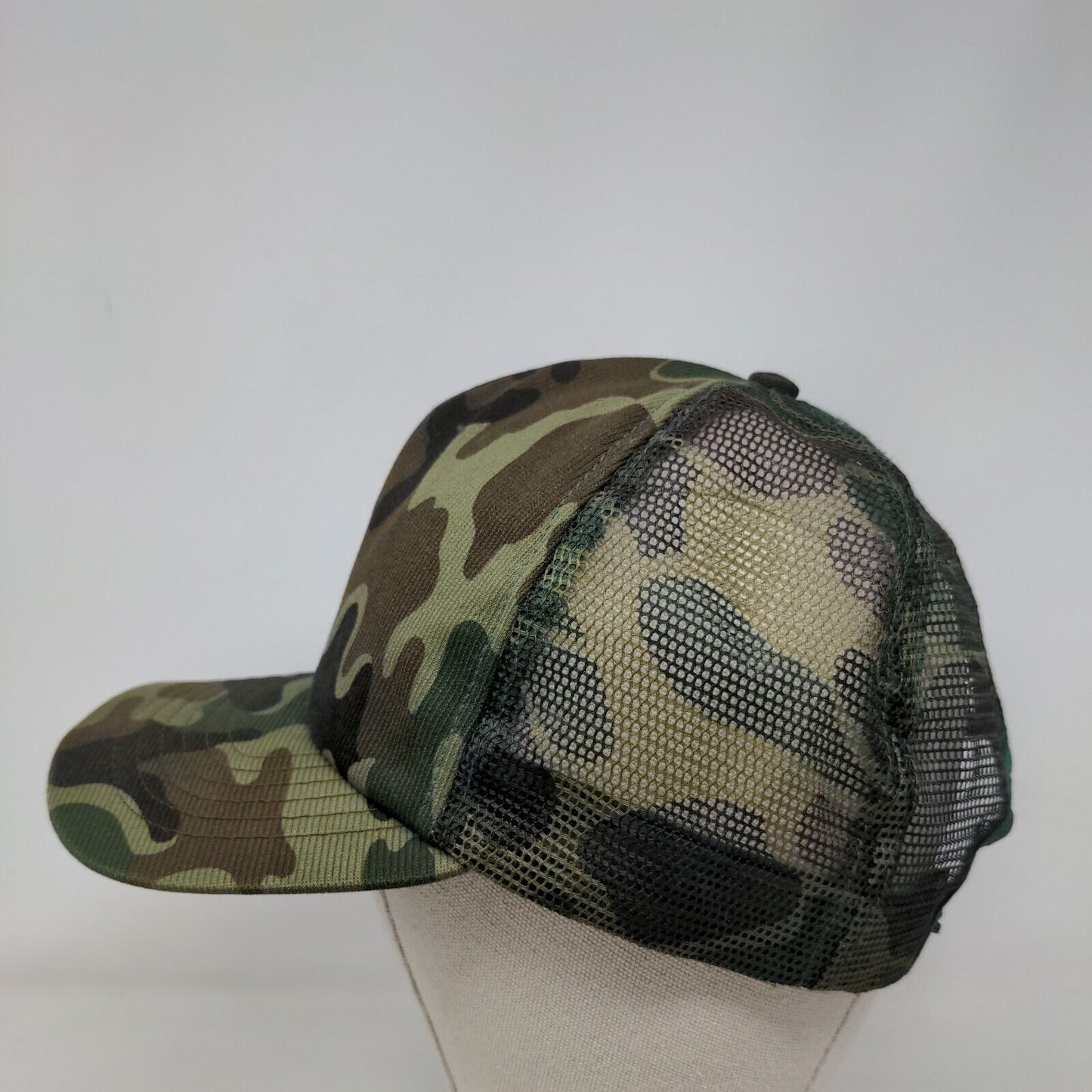 Unbranded Snapback Mesh Back Trucker Hat Camouflage One Size Blank