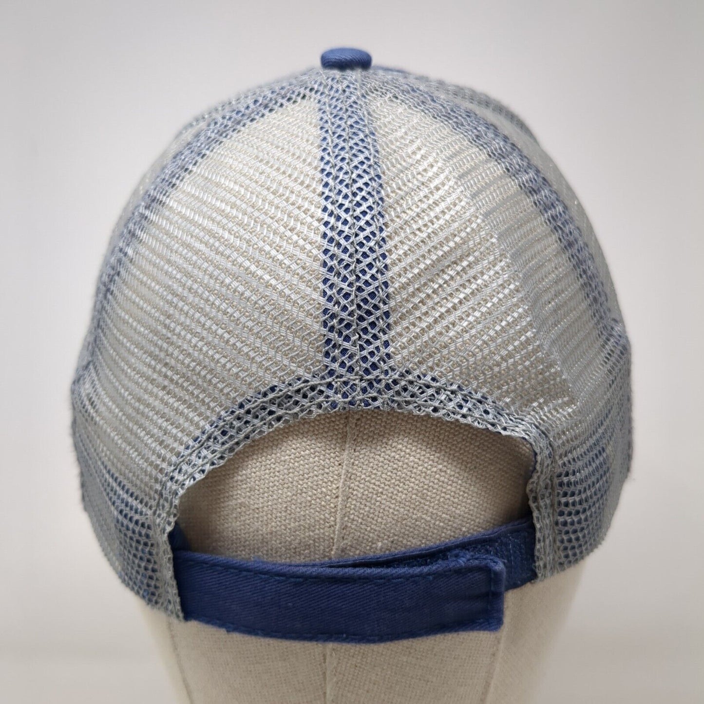 Lowe's Strapback Trucker Hat Blue One Size Adjustable Mesh Back 6 Panel BDA