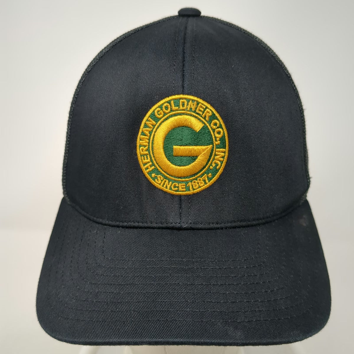 Pacific Headwear Trucker Hat Black One Size Herman Goldner Co Inc Mesh Snapback