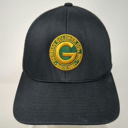 Pacific Headwear Trucker Hat Black One Size Herman Goldner Co Inc Mesh Snapback