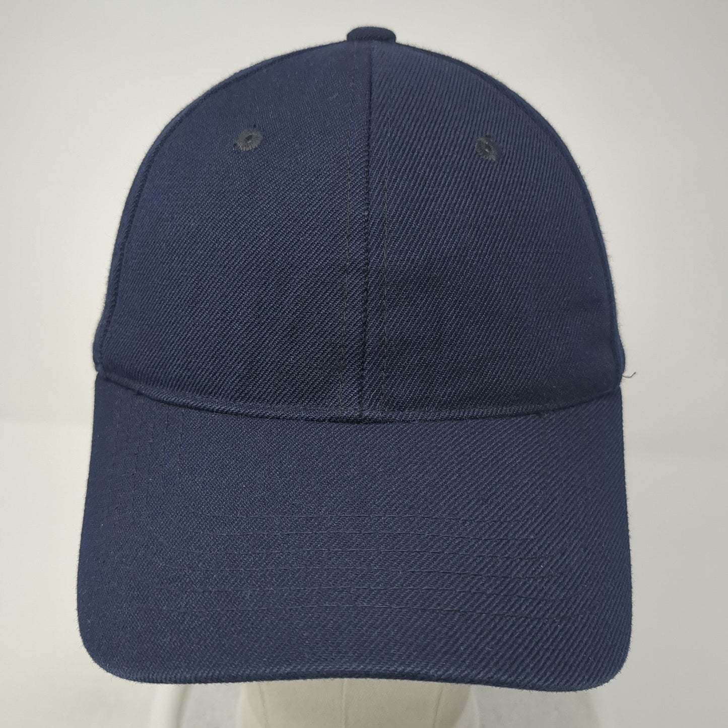 Lids Strapback Baseball Cap Blue One Size Adjustable Vented Holes 6 Panel Blank