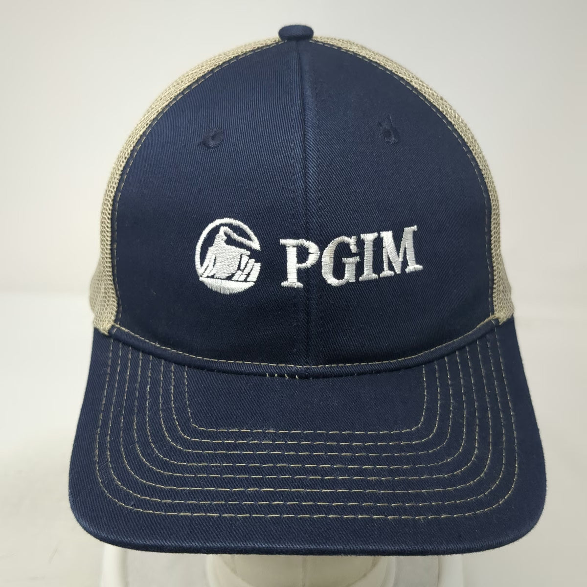 Port Authority Trucker Hat Blue One Size PGIM Logo Mesh Snapback Finance Work