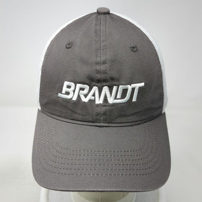 Outdoor Cap Gray One Size Baseball Brandt Embroidery Mesh Back Strapback Hat