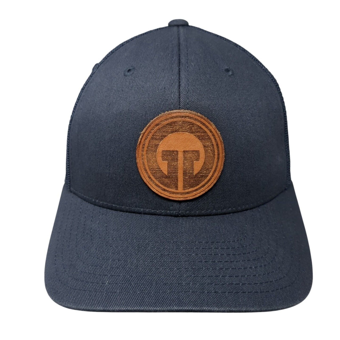 Branded Bills Snapback Trucker Hat Blue One Size Adjustable Mesh Back Yupoong