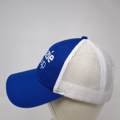 Koozie Group Snapback Trucker Hat Blue One Size Adjustable Mesh Back Cap America