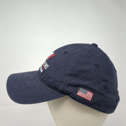 Warriors for Freedom Strapback Hat Blue One Size Embroidered Pukka