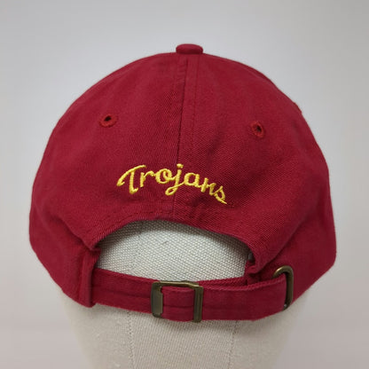 Team Trojan USC Trojans NCAA Red Youth Hat Slideback Cotton Embroidered Logo SC