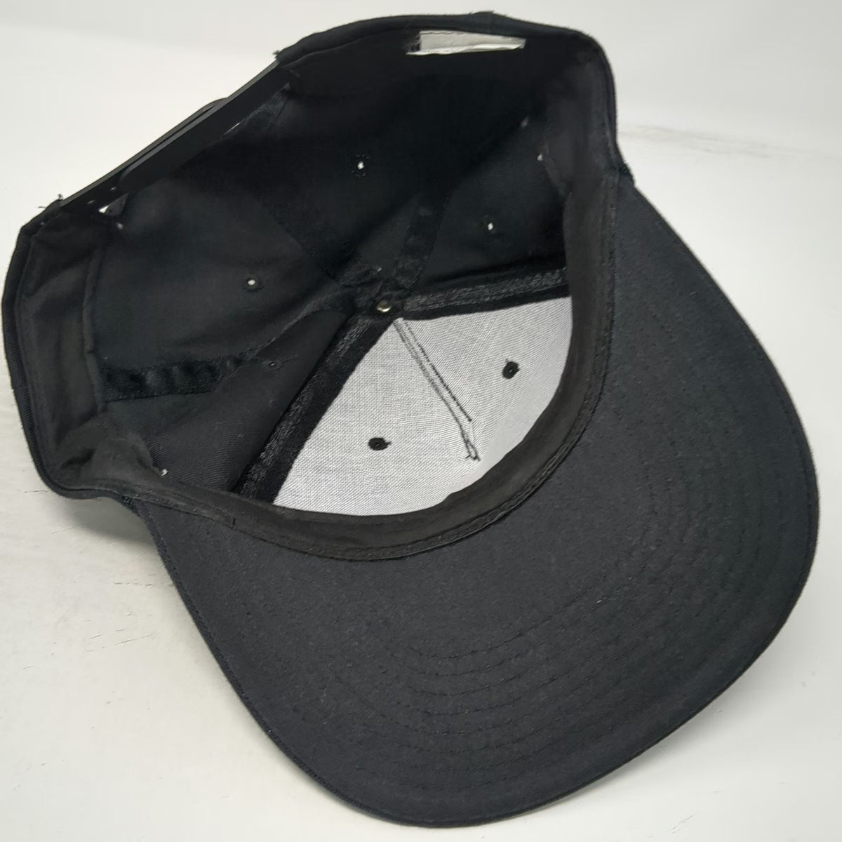 Black 5 Panel Hat One Size Fire-Trol Fire Retardant Patch Rope Snapback Cap