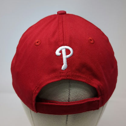 New Era Philadelphia Phillies MLB Baseball Cap Hat Blue Red One Size 9FORTY Logo
