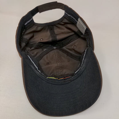 Greg Norman Strapback Hat Brown OSFA Adjustable Embroidered 6 Panel Polyester