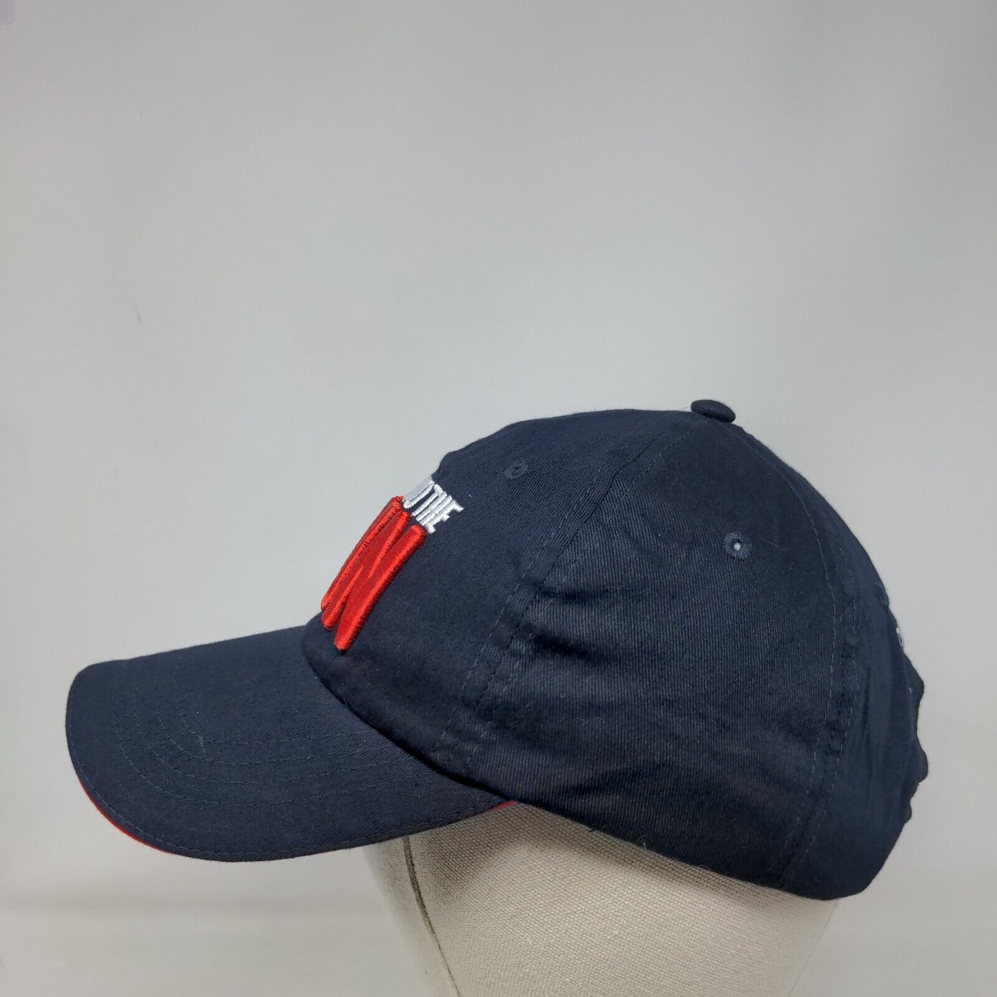 Behind The Fun Strapback Hat Blue OSFM Embroidered Adjustable Carnival