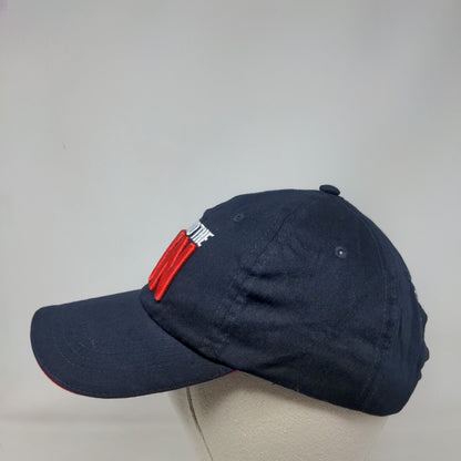 Behind The Fun Strapback Hat Blue OSFM Embroidered Adjustable Carnival