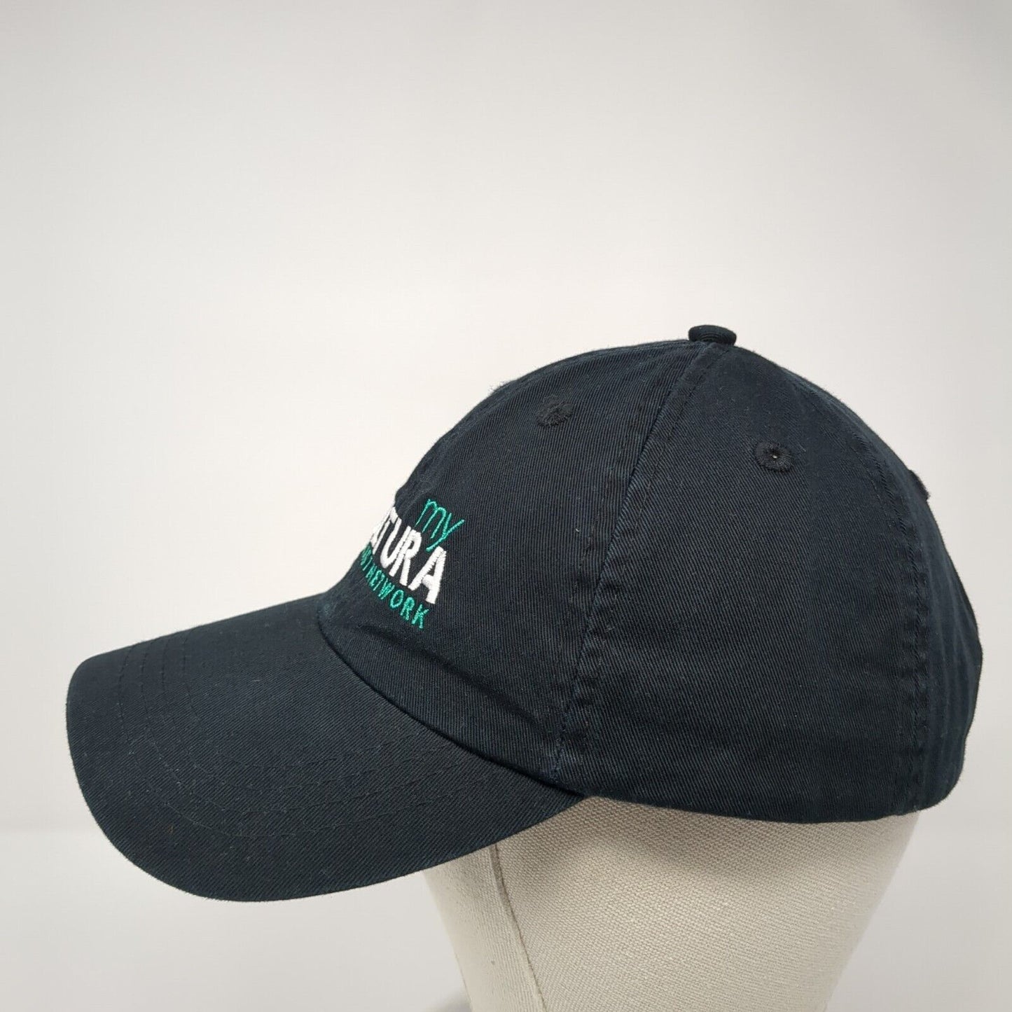 My Cultura Podcast Network Strapback Hat Black One Size Port & Company