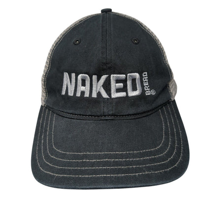 Naked Bread Snapback Trucker Hat Black M/L Mesh Back Embroidered