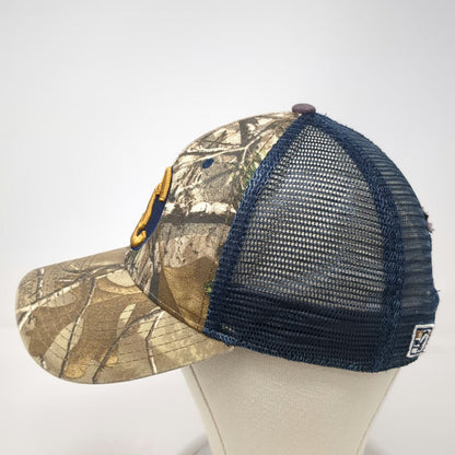 The Game Trucker Hat Cole Swindell Camo Green Blue Gold One Size Mesh Snapback