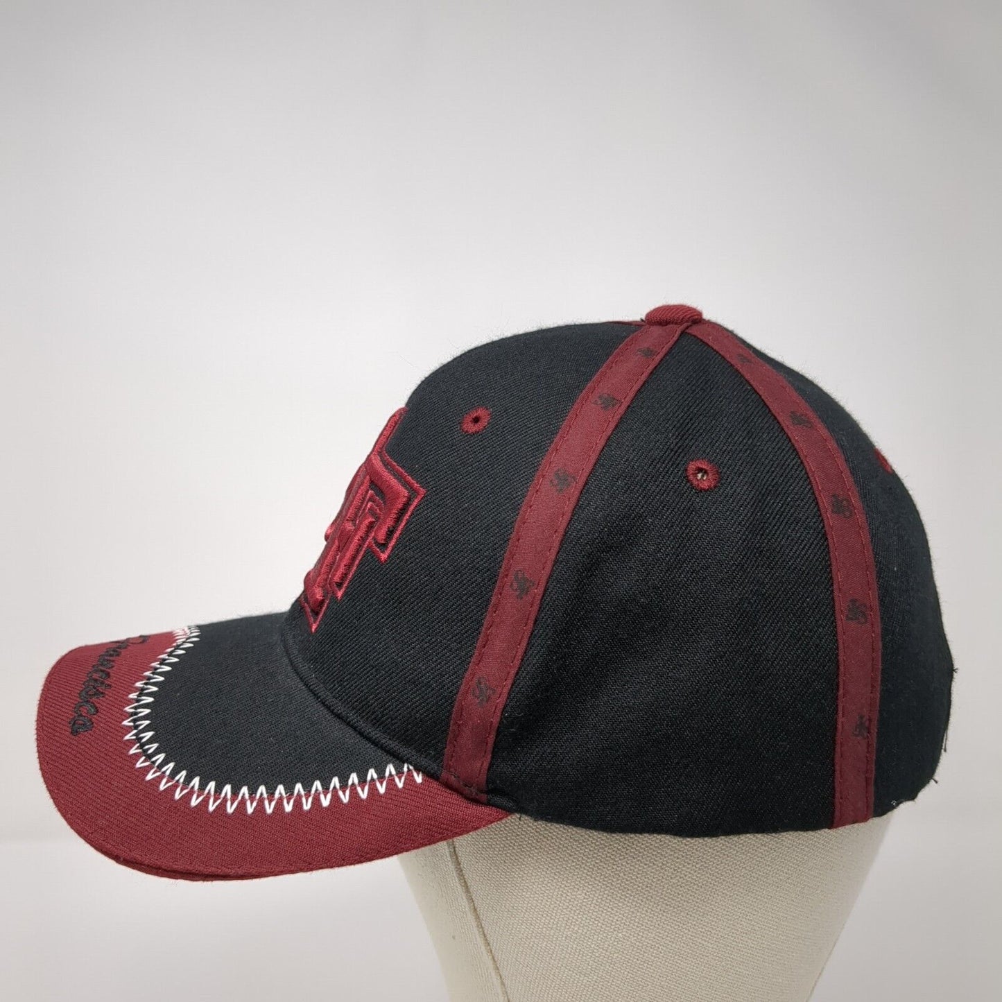 SF San Francisco Strapback Hat Multicolor OS Adjustable Embroidered 6 Panel