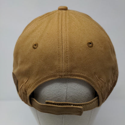 Eicap Strapback Hat Tan OSFA Embroidered Dri-Duck Wildlife Series