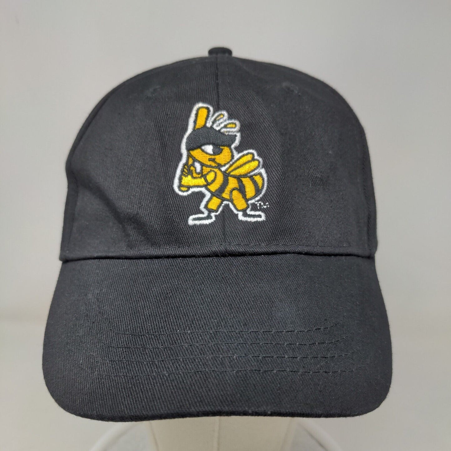 BWM Global Men's Strapback Hat Black Salt Lake Bees Embroidered Logo