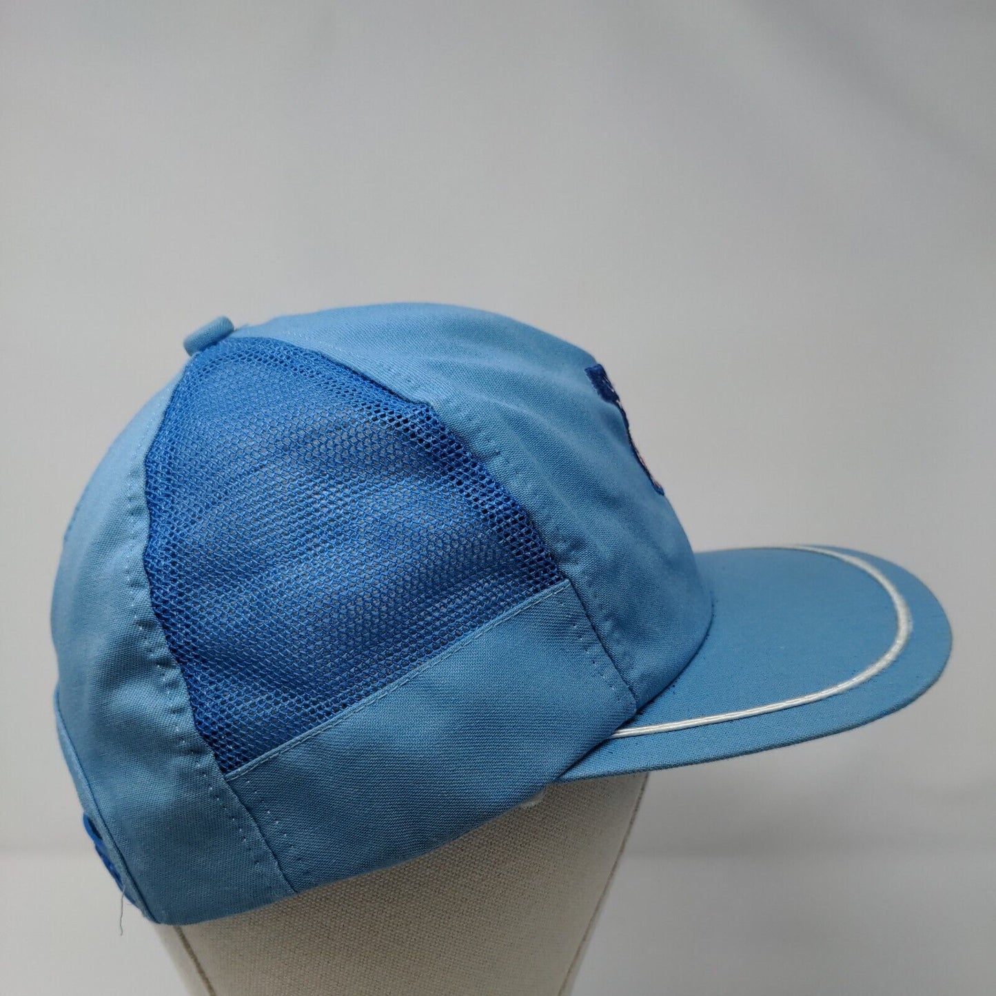 Union Pacific Snapback Hat Blue OSFA Adjustable Embroidered Breathable Mesh