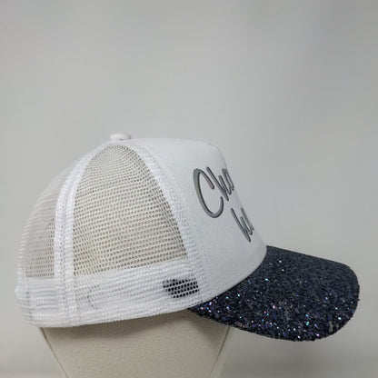 Chardon Key Sequin Ladies Snapback Trucker Hat Multi OS Adjustable Mesh Back