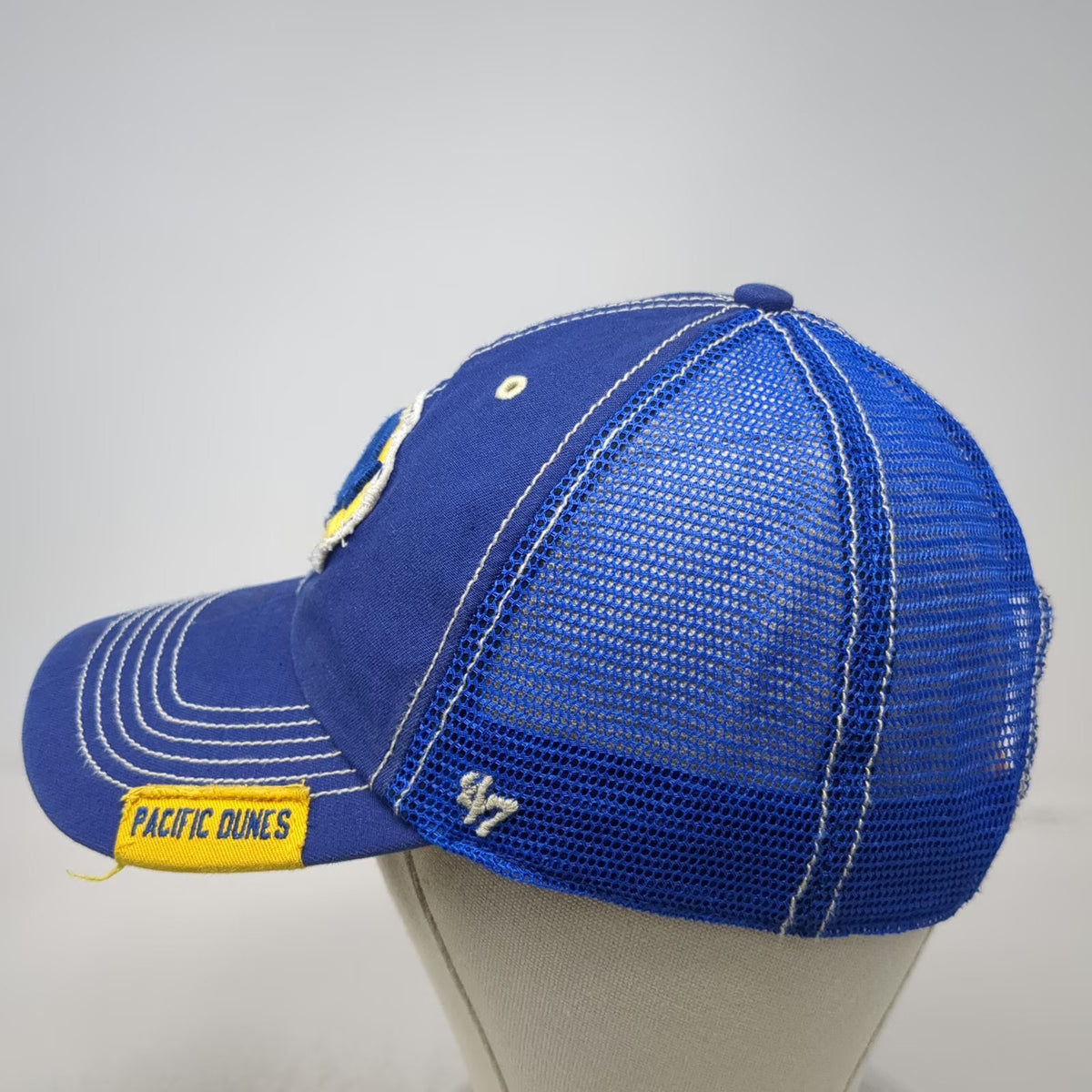 '47 Trucker Hat Blue One Size Pacific Dunes Dolphins Mesh Snapback Stitched