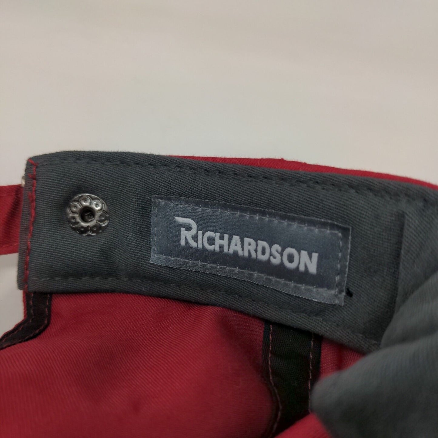 Richardson Slideback Hat Red One Size Adjustable Model No. 220 Blank