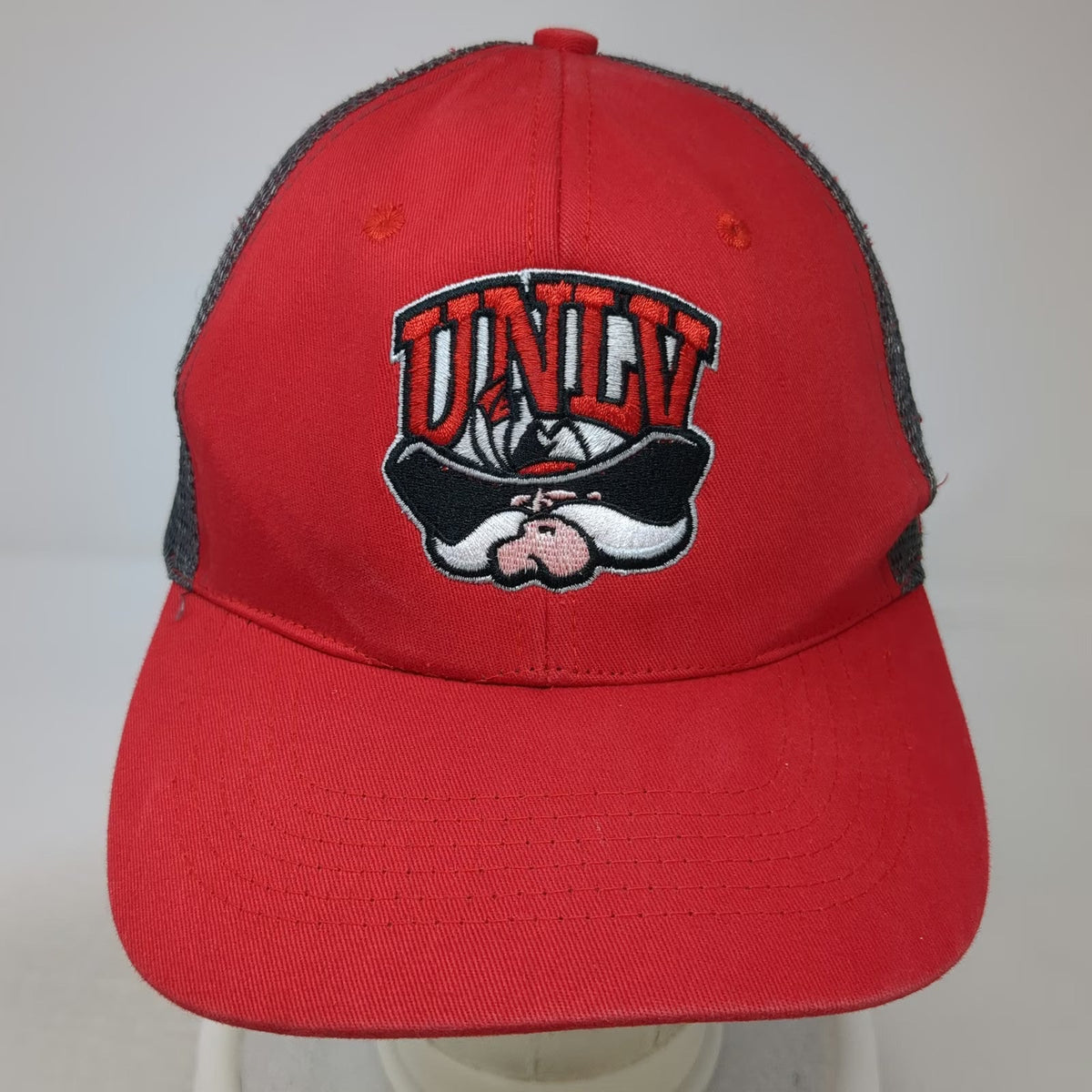 UNLV Rebels NCAA Name Trucker Hat Red One Size Snapback Mesh RAF 2016 Logo