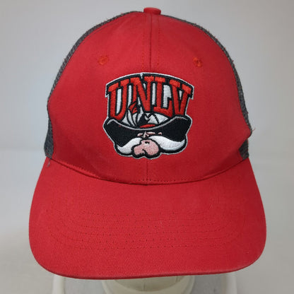 UNLV Rebels NCAA Name Trucker Hat Red One Size Snapback Mesh RAF 2016 Logo