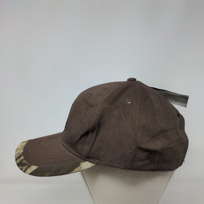 Astec Slideback Hat Brown OSFA Embroidered Advantage Timber W/Tags