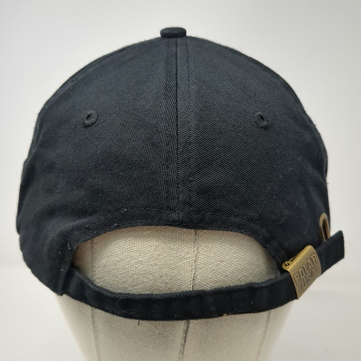 Polar USA Baseball Cap Black OSFM GTMO Beach Club Sun Sand Surf Slideback Hat