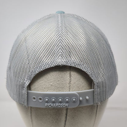 Richardson Trucker Hat Blue L QCNR College of Natural Resources Mesh Snapback