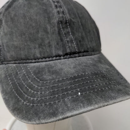 Unbranded Slideback Hat Gray OSFM Solid Adjustable 6 Panel Blank
