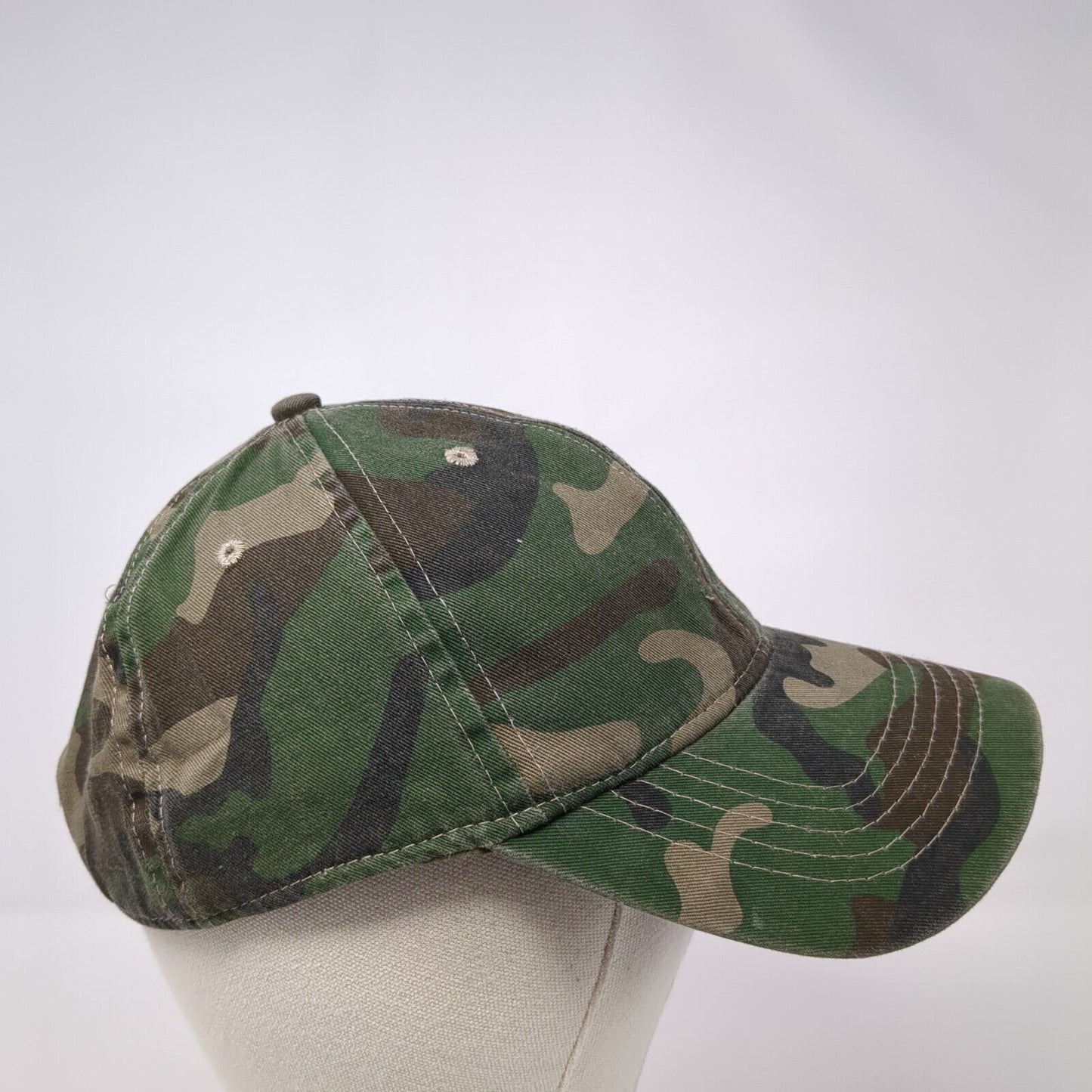 Unbranded Strapback Hat Camouflage One Size Adjustable 6 Panel Outdoor
