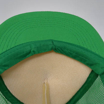 Girl Scouts Of Southern Illinois Snapback Trucker Hat Green OS Adjustable Mesh