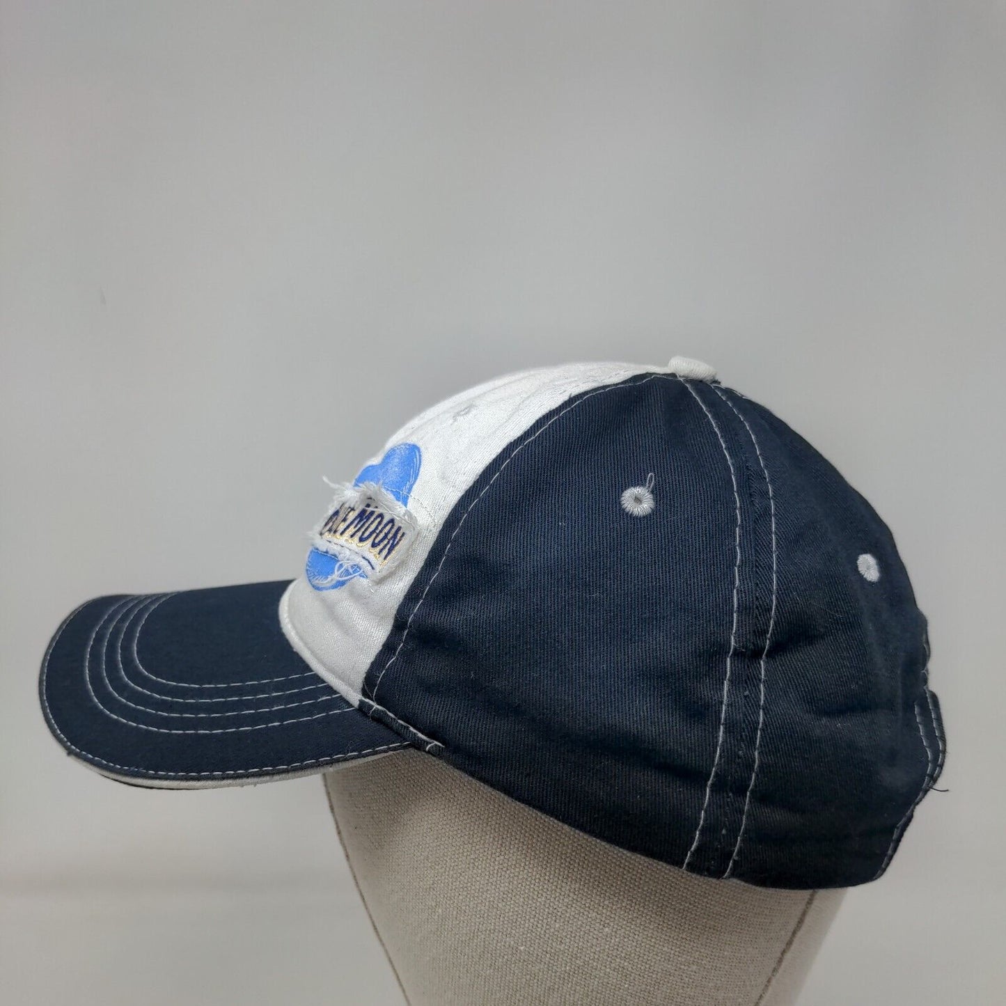 Blue Moon Brewing Co. Strapback Hat Blue OSFA Colorblock Miller Coors