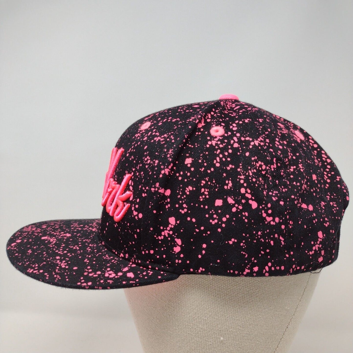 New York Snapback Hat Multi OSFA Embroidered Paint Splatter KB ETHOS