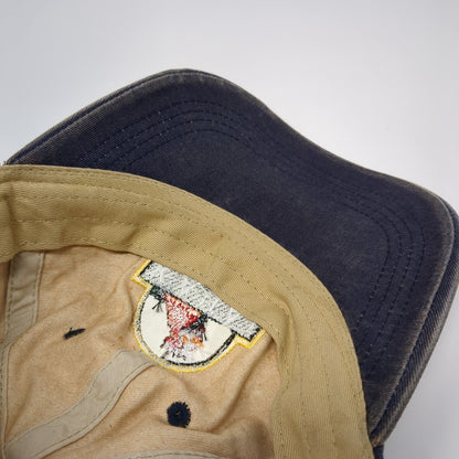 Kauai Strapback Hat Blue One Size Adjustable Embroidered Denim Headmost