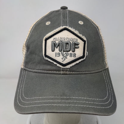 MDF Mule Deer Foundation Volunteer Strapback Mesh Back Trucker Hat Multi OSFA
