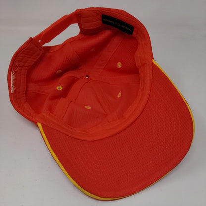 McDonald's Snapback Hat Red One Size Adjustable Employee Crew Cap Blank