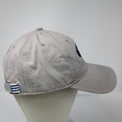 Guy Harvey Baseball Cap Gray One Size Marlin Fishing Adjustable Strapback Hat