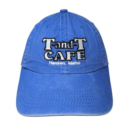 T-and-T Hansen Idaho Slideback Hat Blue OS Adjustable Embroidered Port Authority