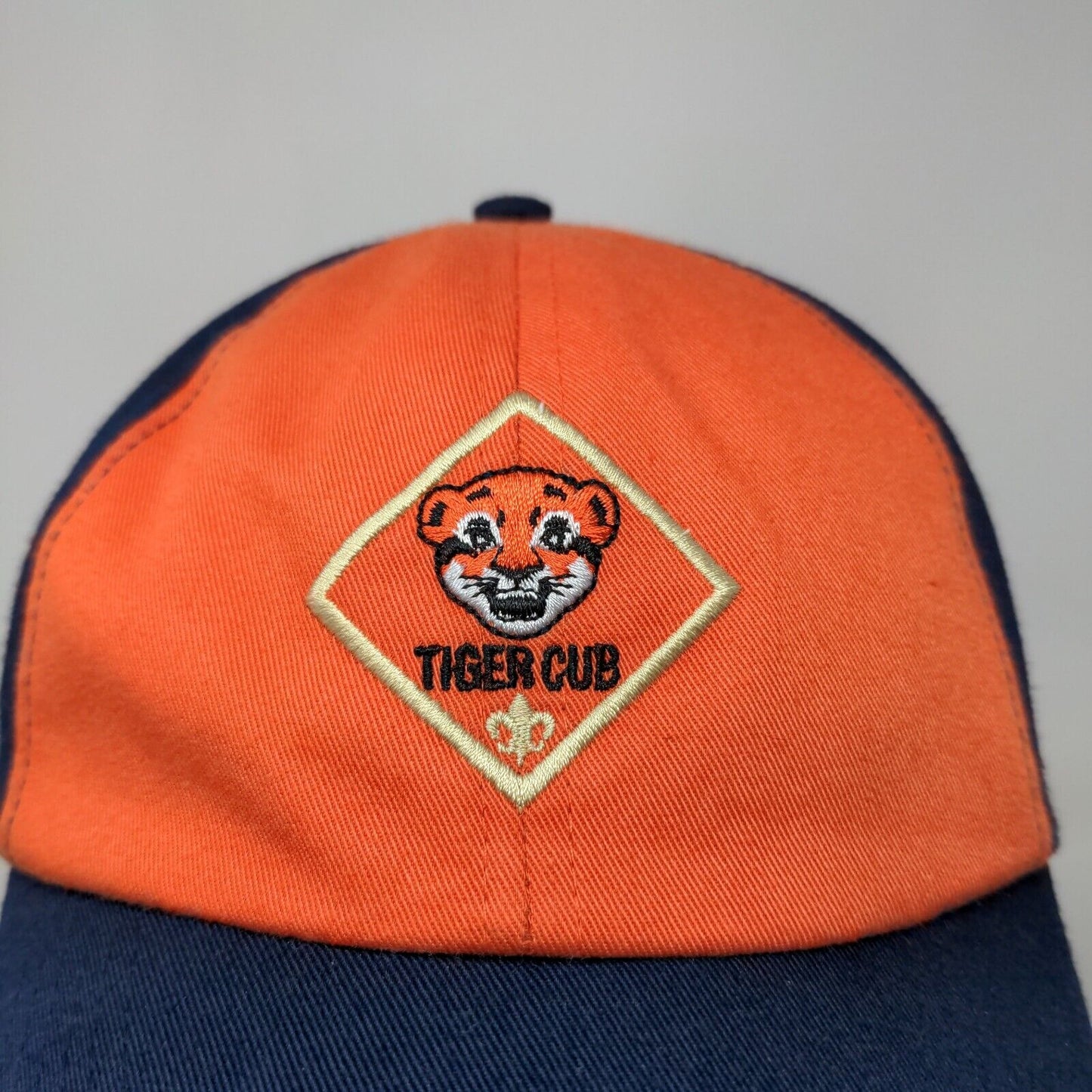 Boy Scouts Boys Tiger Cubs Strapback Hat Blue Embroidered Logo Cub Scouts