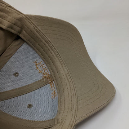 Lands' End Men's Strapback Hat Tan Size OS Embroidered Logo Hopscotch Air