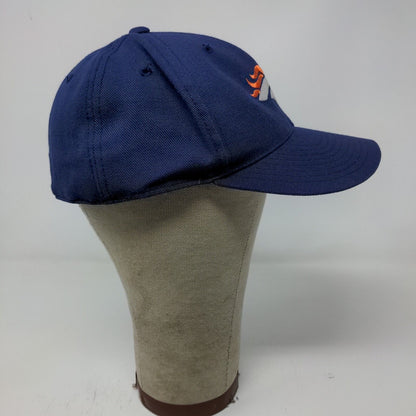 NFL Logo Athletic Mens Denver Broncos Fitted Hat Blue Size 7 1/4 Embroidered