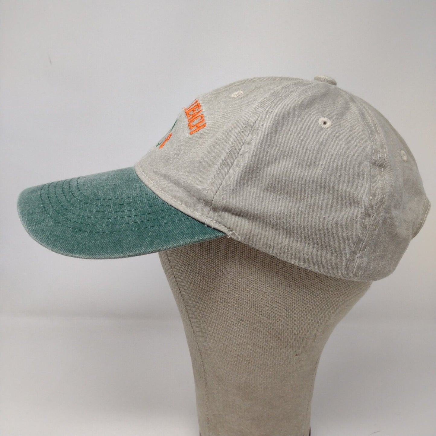 Shade Shack Men's Strapback Hat Gray Green Myrtle Beach South Carolina