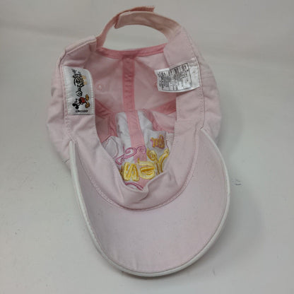 Walt Disney World Girl's Strapback Hat Pink Youth Embroidered Cinderella Aurora