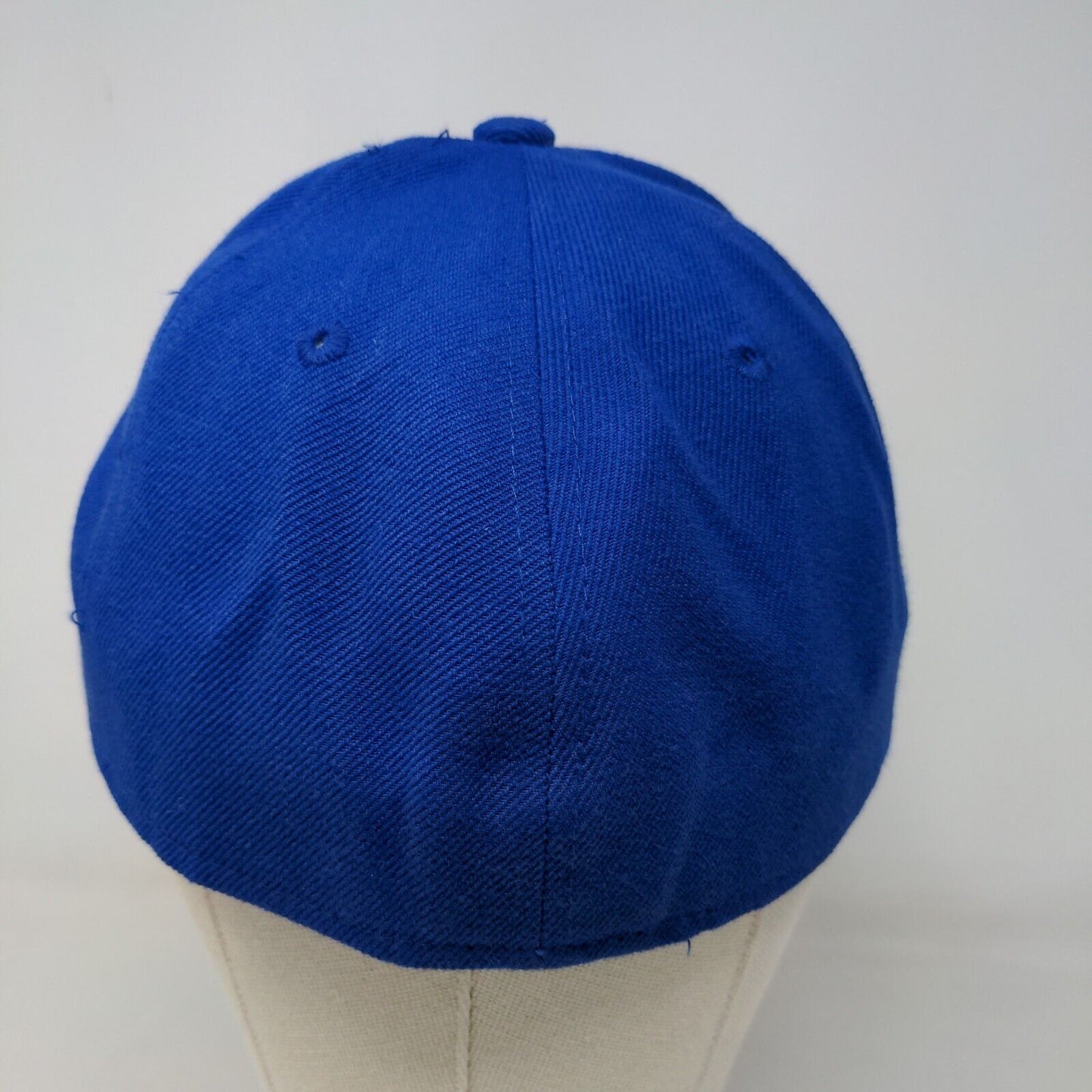 KB Ethos Men's Fitted Hat Blue Size L 7 3/8 Blank 100% Acrylic