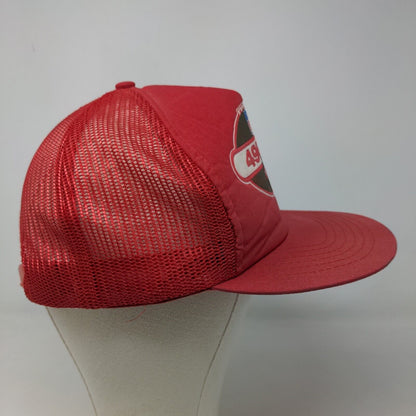 Drew Pearson Men's San Francisco 49'ers Snapback Mesh Back Hat Red OSFA Vintage