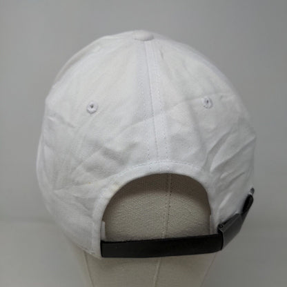 Champion Men's Slideback Hat White Size OSFM Embroidered Big Logo Cotton